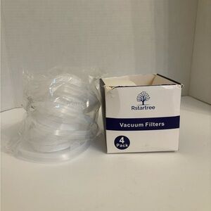 New Rstartree CF10 Vacuum Filters For Black & Decker Dust Buster White Set Of 4